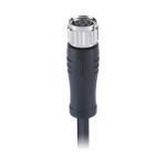 M8 Plug Female Connector With 24AWG Cable,Straight